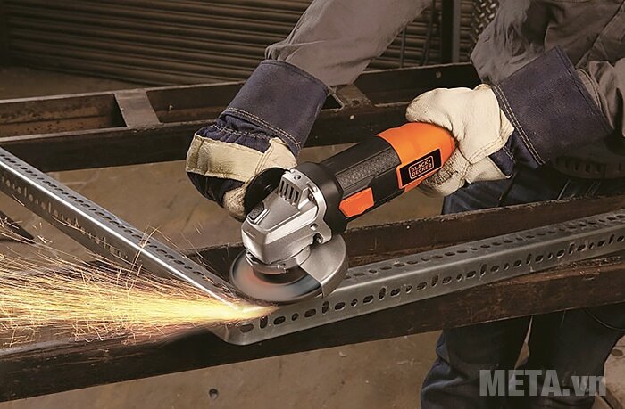 Máy mài góc kèm 1 đĩa mài Black