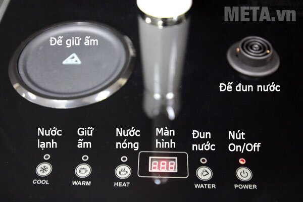 Cây nước nóng lạnh kết hợp với bàn pha trà, cà phê FujiE WD3000C