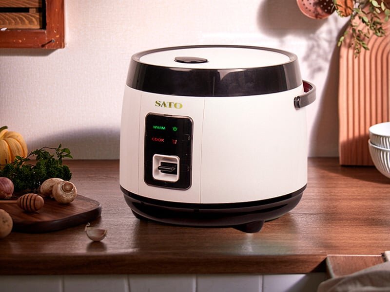 Nồi cơm điện có 2 chế độ: Nấu cơm và giữ ấm Nồi cơm điện