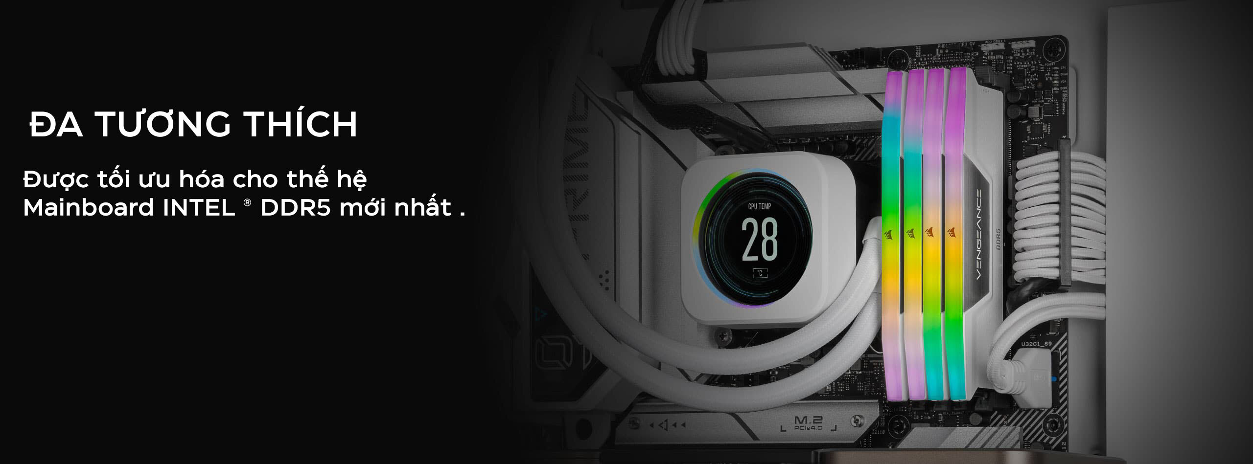 Ram Desktop Corsair Vengeance RGB Heatspreader DDR5