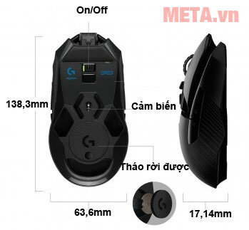 Chuột chơi game Logitech G903 LIGHTSPEED Wireless