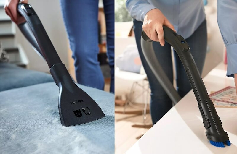 Máy hút bụi dạng hộp Philips FC9570/01 có công suất làm sạch lớn (Ảnh: Philips).