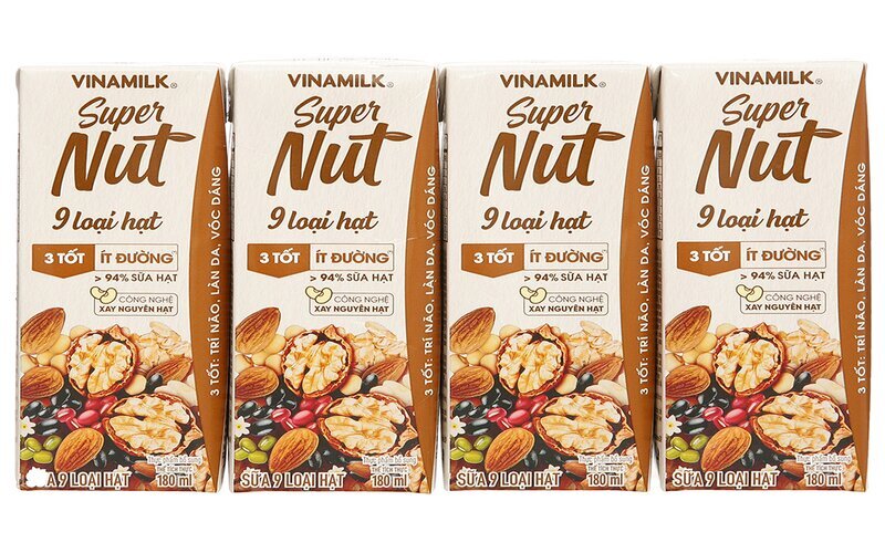 Sữa hạt Vinamilk Super Nut (4x180ml)