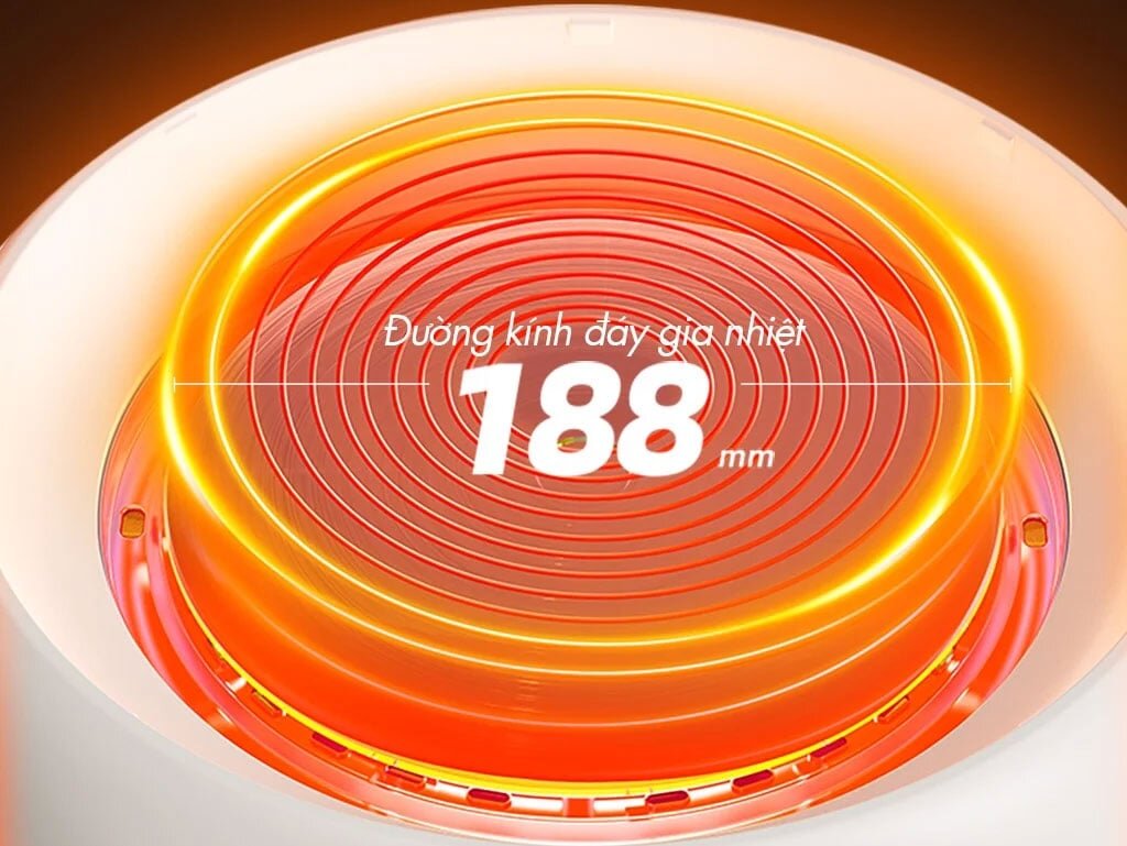 Đường kính đáy gia nhiệt 188mm Nồi lẩu điện
