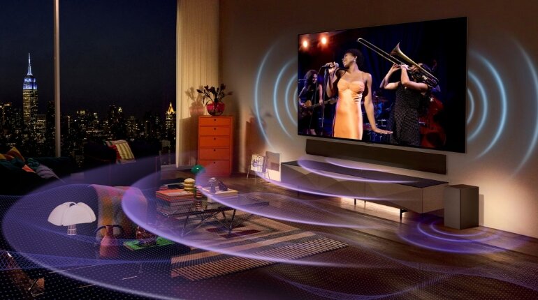 smart tivi OLED LG 4K 48 inch 48A3PSA công nghệ âm thanh