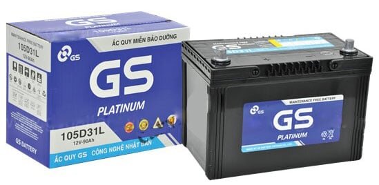 Ắc quy khô GS MF105D31 Ắc quy khô GS MF105D31
