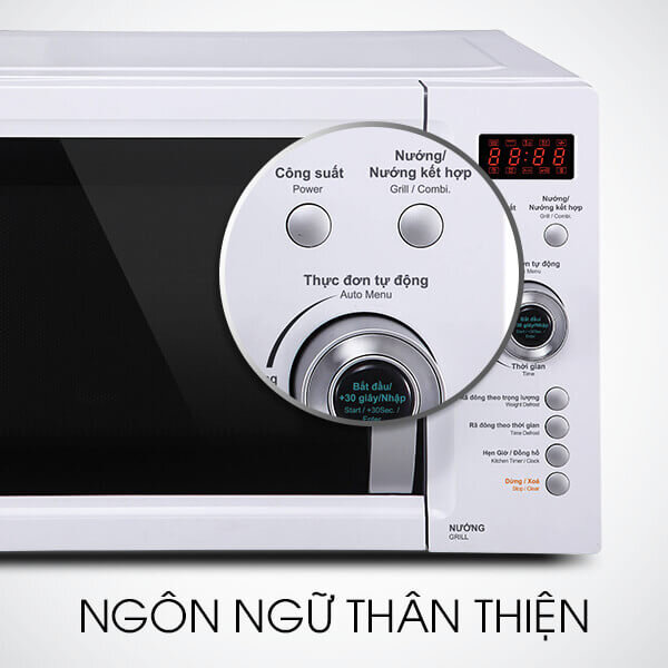 Lò vi sóng điện tử Sharp R-G623VN(ST) 23L Có nướng