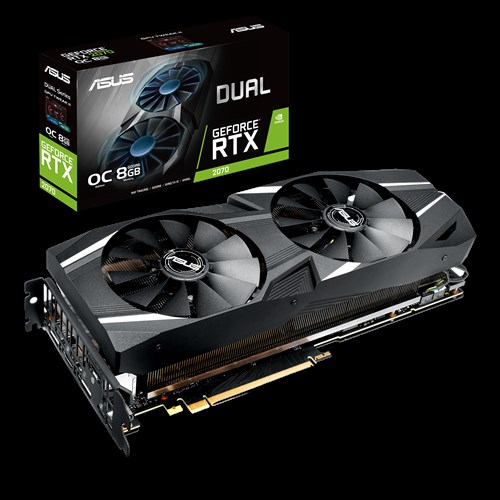 VGA Asus DUAL-RTX2070-O8G (NVIDIA Geforce/ 8Gb/ GDDR6/ 256Bit)