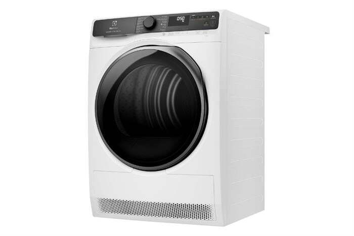 Bảng điều khiển của máy sấy bơm nhiệt UltimateCare 9kg Electrolux EDH903R7WC được thiết kế ngay mặt trước Bảng điều khiển của máy sấy bơm nhiệt UltimateCare 9kg Electrolux EDH903R7WC được thiết kế ngay mặt trước