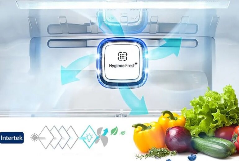 Hệ thống kháng khuẩn khử mùi trên tủ lạnh Mitsubishi MR-WXD70G