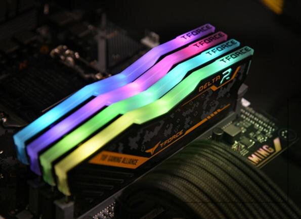 RAM Desktop TEAMGROUP DELTA TUF RGB (TF9D48G3200HC16F01) 8GB (1x8GB) DDR4  3200MHz