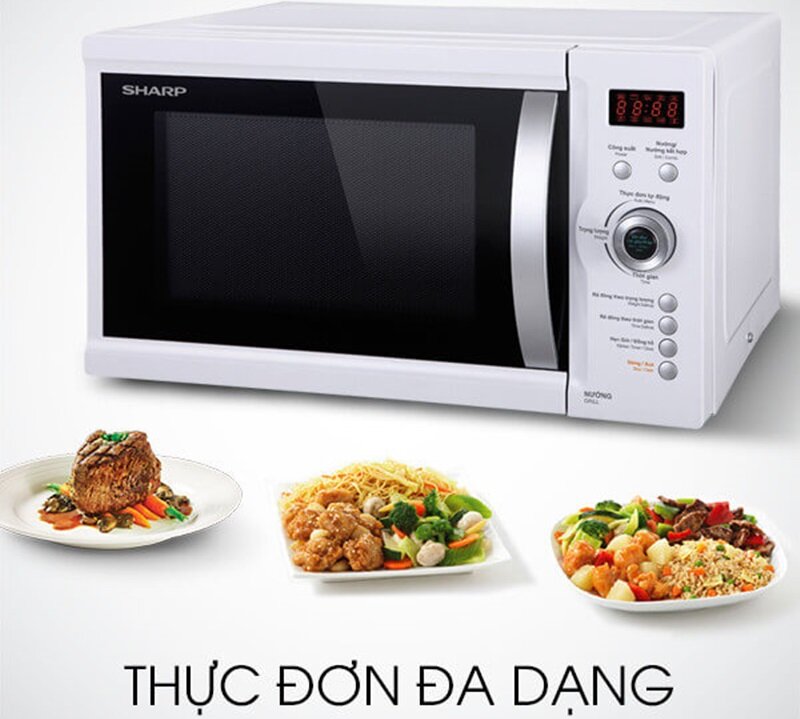 Lò vi sóng Sharp R-G371VN-W 23 lít
