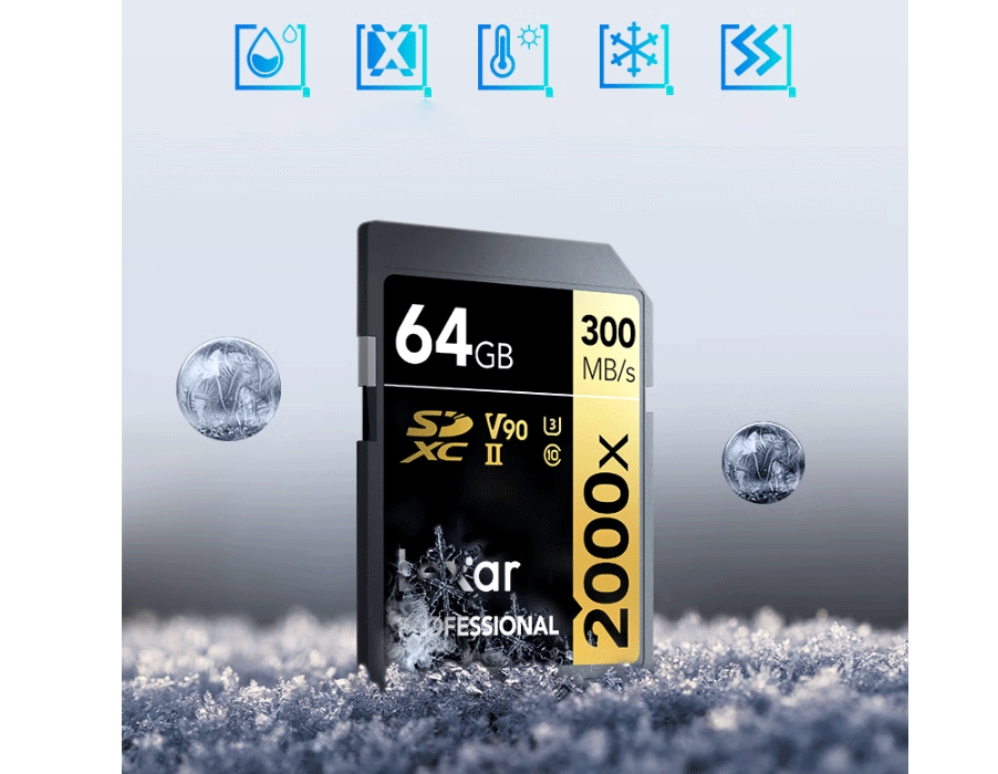 Thẻ nhớ SD Lexar Professional 2000x SDHC/SDXC UHS-II