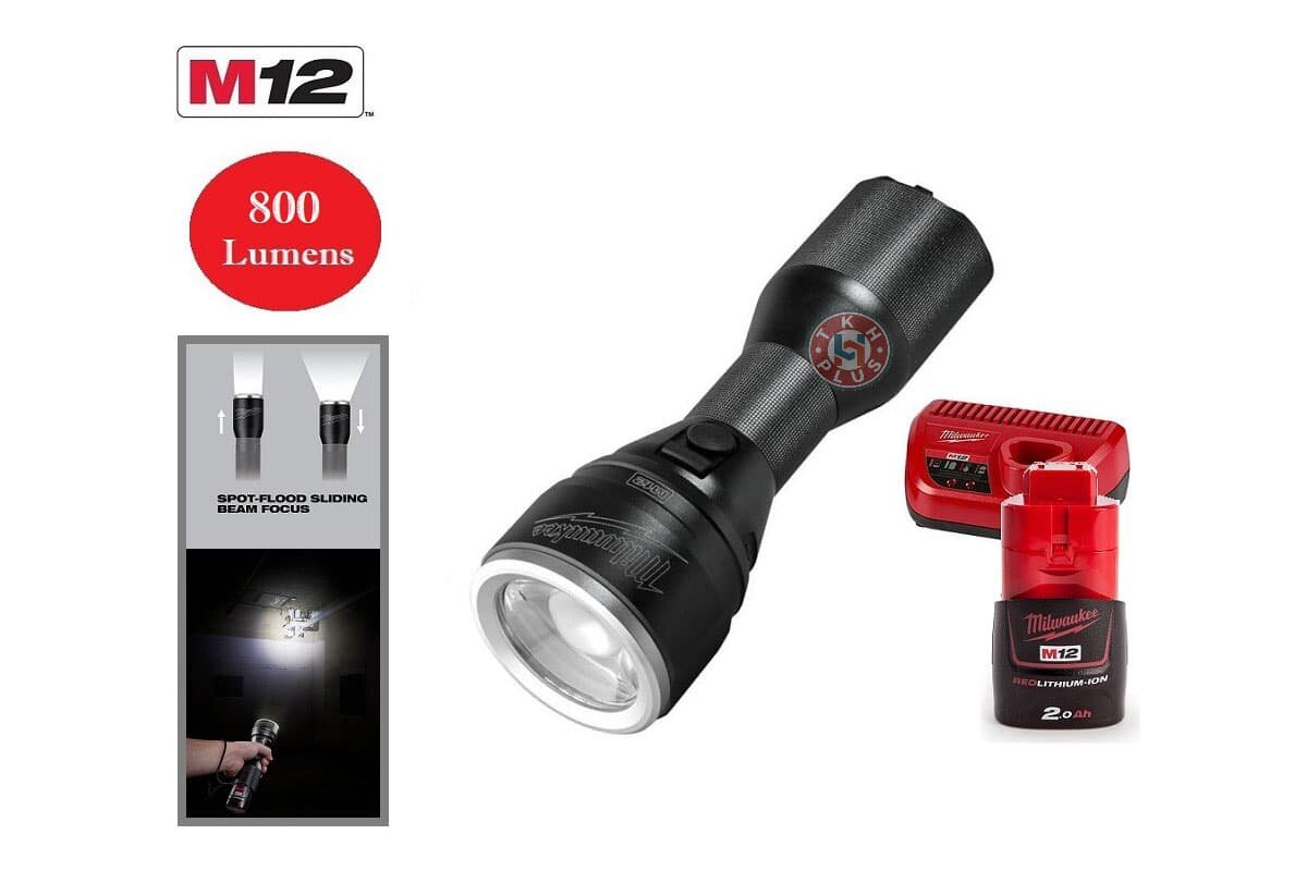 Đèn siêu sáng vỏ kim loại Milwaukee M12 MLED