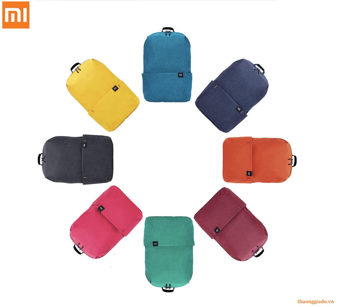 Balo Xiaomi mini màu sắc thời trang