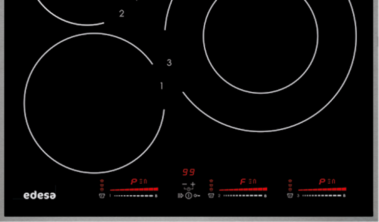 Bếp từ Edesa EIHS-6330 B tích hợp 9 chế độ nấu 