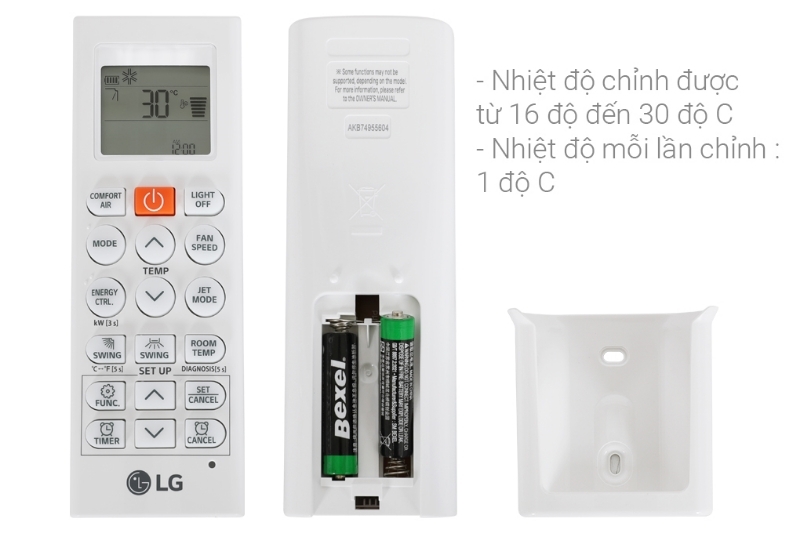 Điều hòa LG Inverter 9000 BTU 1 chiều V10WIN1 gas R-32 3 Điều hòa LG Inverter 9000 BTU 1 chiều V10WIN1 điều khiển thông minh