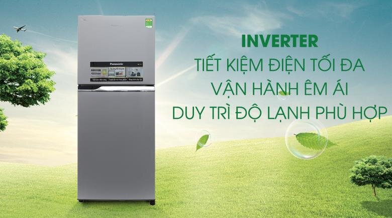 Tủ lạnh Panasonic NR-BL267VSV1 238 Lít Inverter