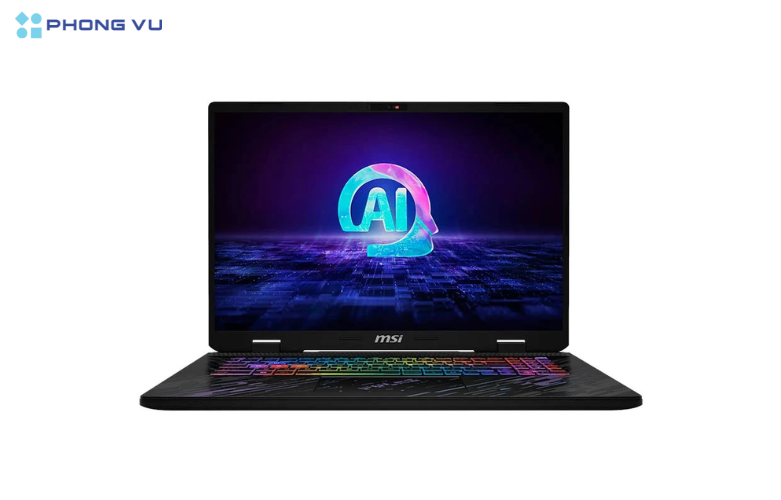 Laptop MSI Pulse 16 AI C1VGKG-061VN  độ bao phủ màu 100% DCI-P3 đảm bảo màn hình hiển thị chính xác đến từng chi tiết