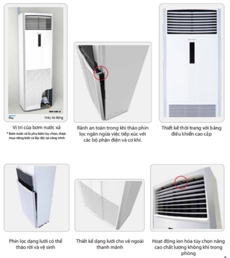 Điều hòa Daikin 45000 BTU 2 chiều FVQN125AXV1/RQ125DGXY1 gas R-410A - Điều khiển dây