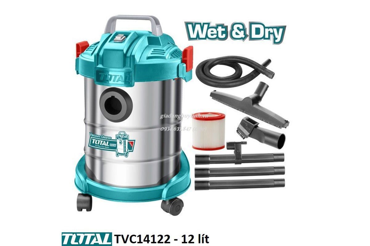 Máy hút bụi 12l Total TVC14122