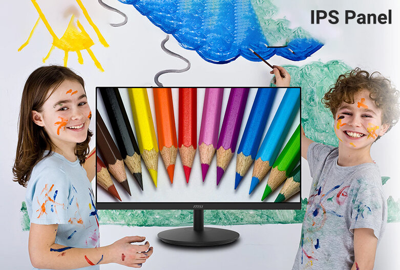 Màn hình MSI PRO MP242 sở hữu tấm nền chống lóa IPS