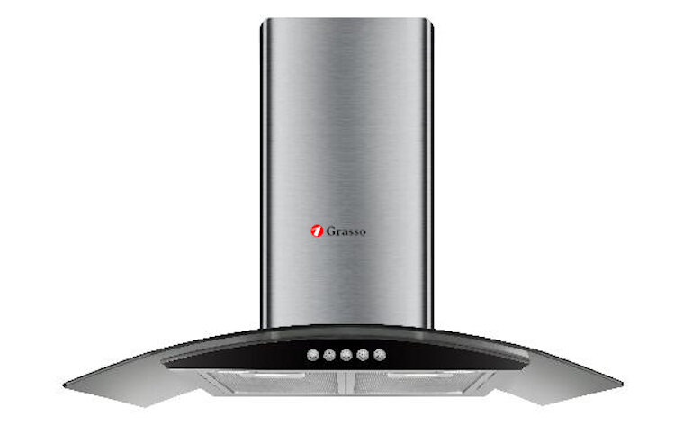 Máy hút mùi Grasso GS-3388S - 700 có thiết kế sang trọng, đẹp mắt