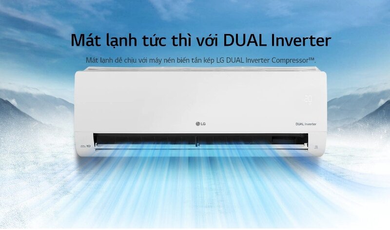 Điều hòa LG Inverter 12000 BTU 1 chiều V13WIN1 làm lạnh