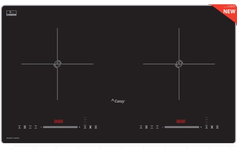 Bảng điều khiển cảm ứng trượt của bếp từ Canzy CZ 666Pro