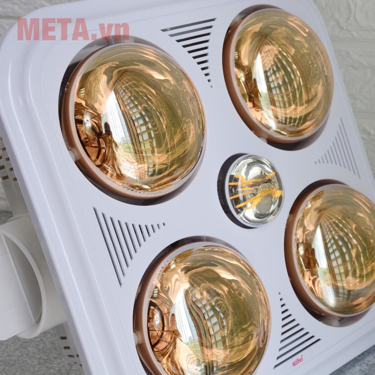 Đèn sưởi nhà tắm âm trần Braun Kohn BU04G