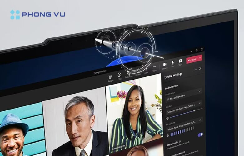 Với màn hình chất lượng cao như vậy, máy tính xách tay Lenovo ThinkPad T16 Gen 3 21MN007HVN vừa giúp người dùng làm việc hiệu quả, vừa mang lại không gian giải trí tuyệt vời