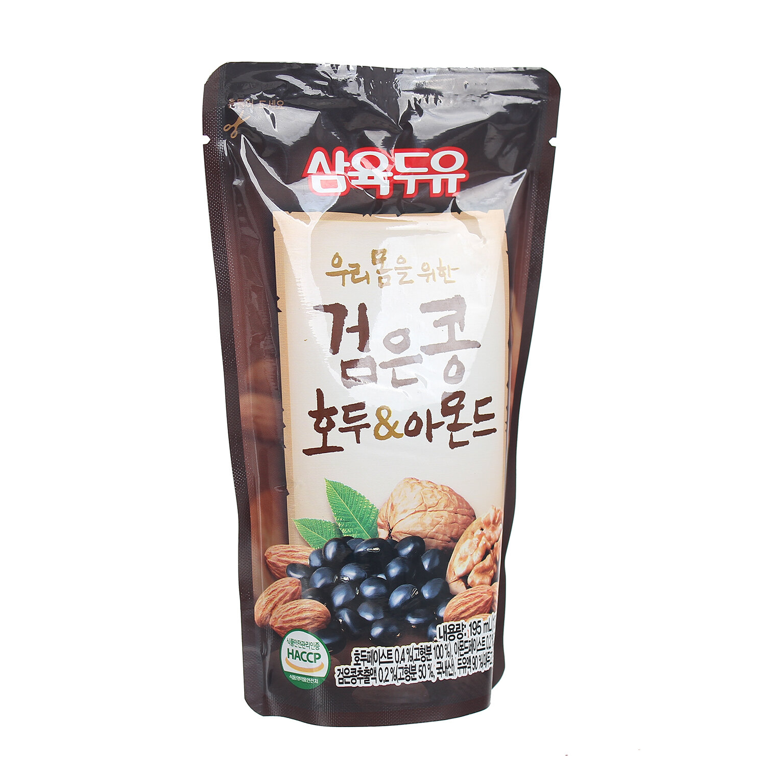  Nước đậu đen hạnh nhân óc chó Hàn Quốc 195ml