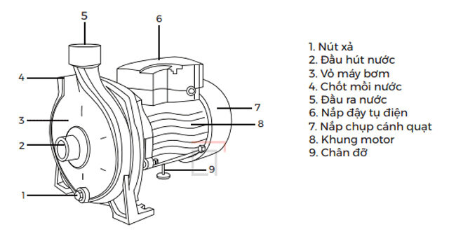 Cấu tạo của bơm 