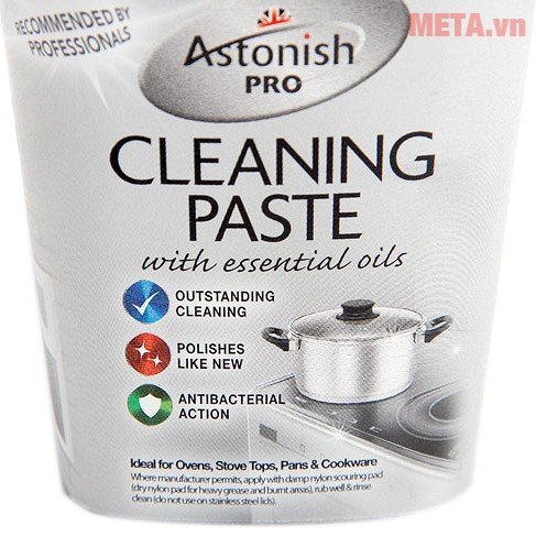 Chất tẩy rửa mặt bếp chuyên nghiệp Astonish 500g - C3101