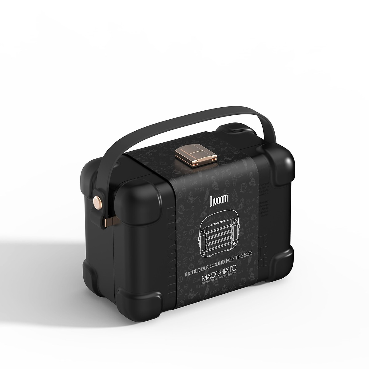 Loa Mini Bluetooth Divoom Macchiato Black