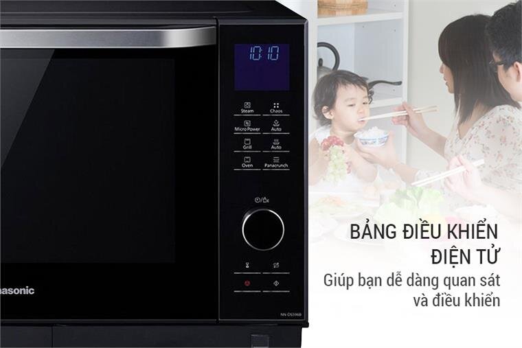 Lò vi sóng hơi nước siêu nhiệt Panasonic NN-DS596BYUE 27L