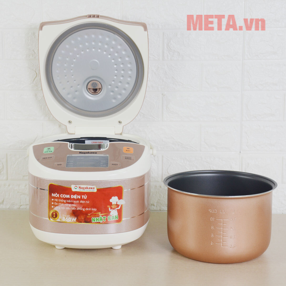 Nồi cơm điện tử Nagakawa NAG0103 (1,8 Lít)