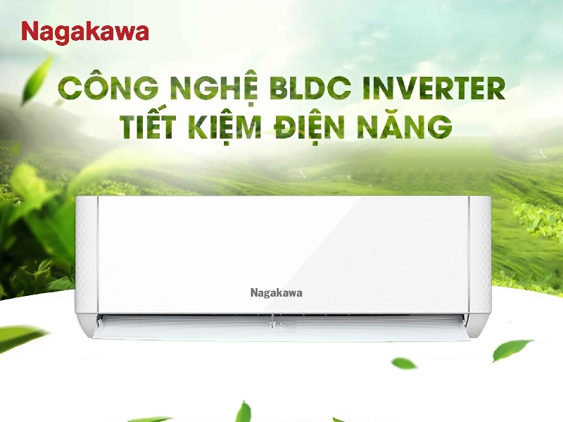Điều hòa Nagakawa Inverter 1 chiều 9000 BTU NIS-C09R2T29 gas R-32 3 Điều hòa Nagakawa Inverter 1 chiều 9000 BTU NIS-C09R2T29