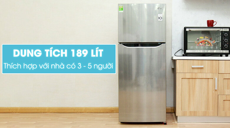 Tủ lạnh LG 189 lít GN-L205PS Tủ lạnh LG 189 lít GN-L205PS