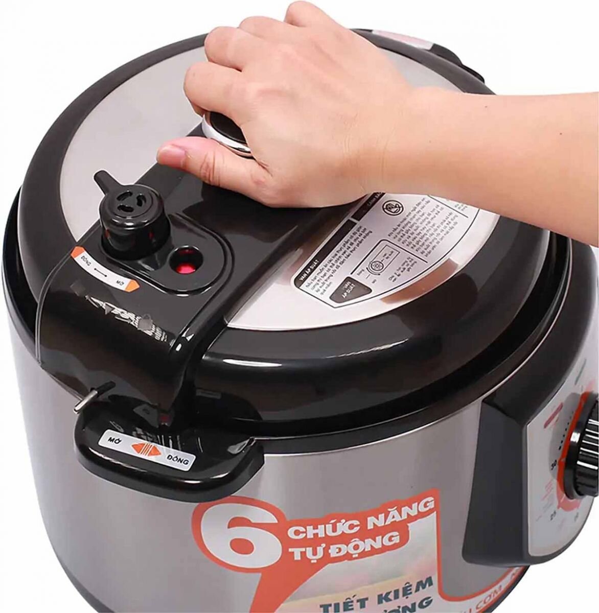 Comet CM6150 5 lít trang bị nắp rời dễ sử dụng và vệ sinh