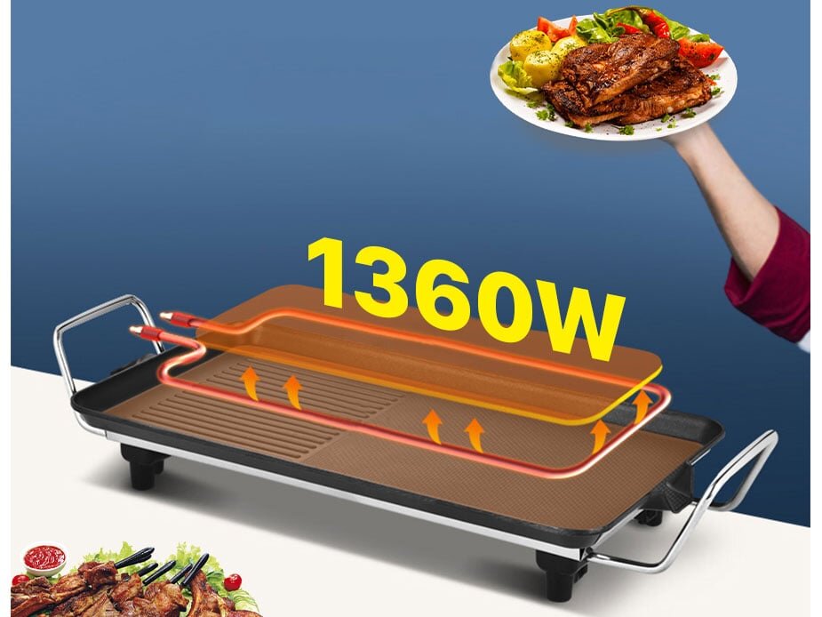 Bếp nướng điện gia nhiệt nhanh bếp nướng điện không khói