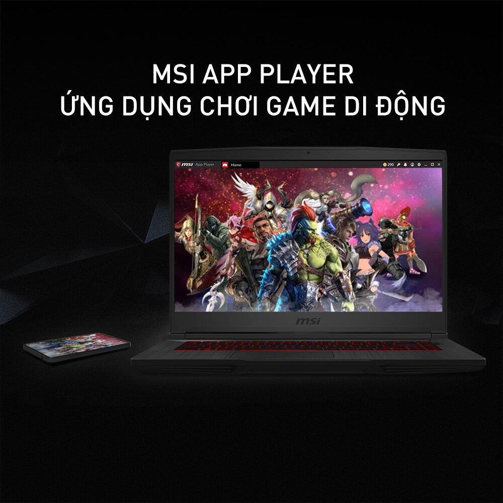 Laptop MSI Bravo 15 B5DD-027VN (R5-5600H/ 8GB/ 512GB SSD/ 15.6FHD, 144Hz/ RX5500M 4GB DDR6/ Win10/ Black)