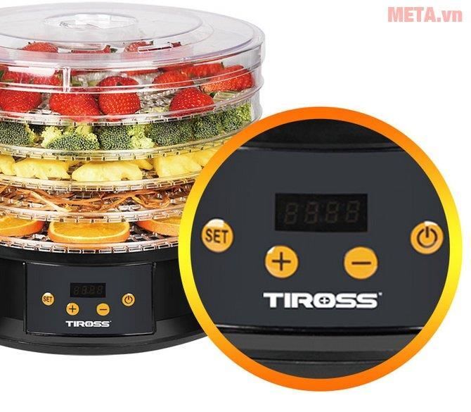Máy sấy hoa quả, thực phẩm đa năng Tiross TS9682 Máy sấy hoa quả, thực phẩm đa năng Tiross TS9682