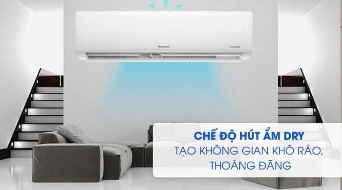 điều hòa Reetech RTV18-TC-BI/RCV18-TC-BI có chức năng khử ẩm