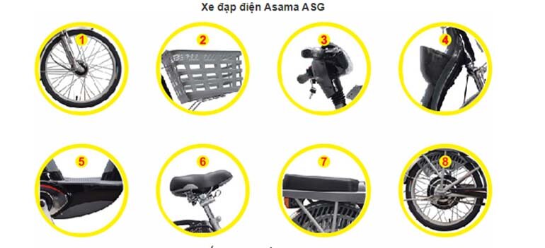 Xe đạp điện Asama ASG