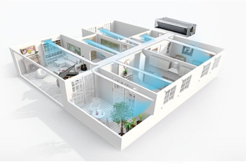 Điều hòa giấu trần nối ống gió Mitsubishi 30000 BTU 1 chiều Inverter FDUM100VF2/FDC90VNP gas R-410A