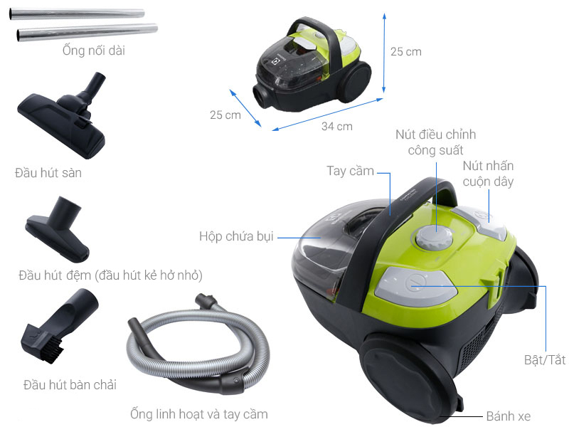 Máy hút bụi Electrolux Z1231