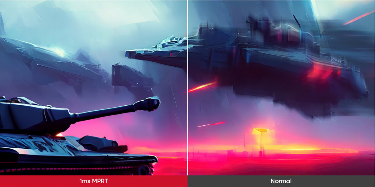 Màn hình VSP IP2512S1có thời gian phản hồi nhanh 