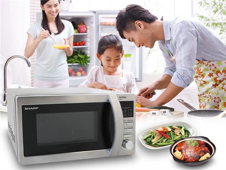 LÒ VI SÓNG Sharp R-G620VN (ST), 20L, Có nướng