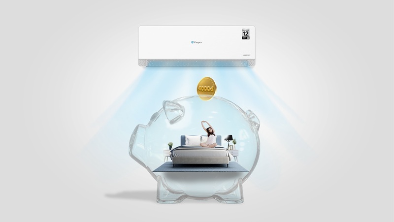 Điều Hòa Casper Inverter 12000 BTU 1 Chiều QC-12IU36A